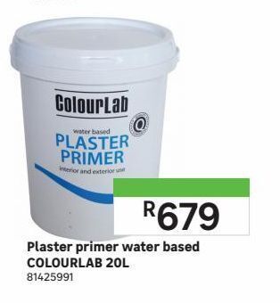Leroy Merlin Plaster primer water based colourlab 20l offer