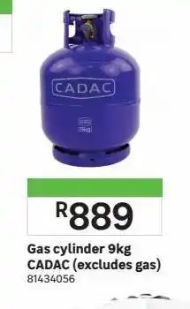 Leroy Merlin Gas cylinder 9kg cadac (excludes gas) offer