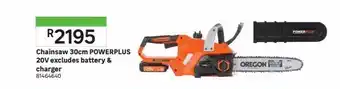 Leroy Merlin Chainsaw 30cm powerplus 20v excludes battery & charger offer