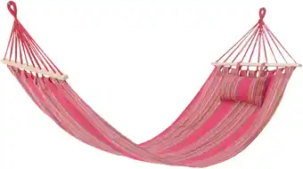 Leroy Merlin Hammock poly-cotton rio pink rainbow with pillow offer