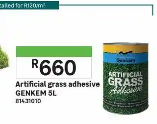 Leroy Merlin Artificial grass adhesive genkem 5l offer