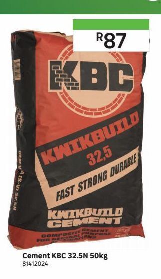 Cement kbc 32.5n 50kg