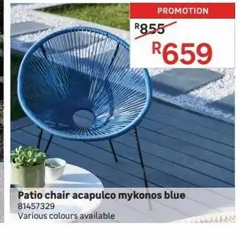Leroy Merlin Patio chair acapulco mykonos blue offer