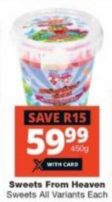 Sweets From Heaven offer at Checkers