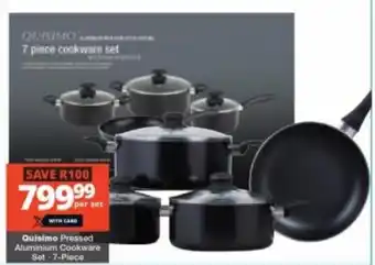 Checkers Quisimo Pressed Aluminium Cookware Set 7-Piece offer