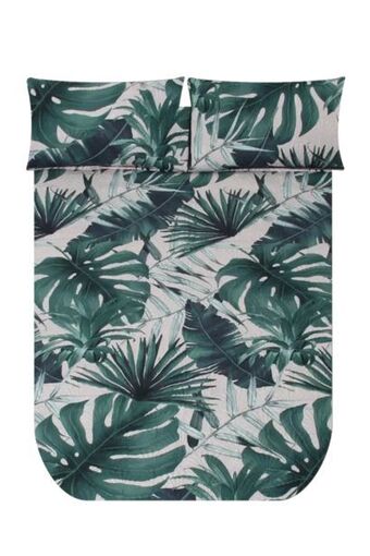 Quilted polyester duvet cover