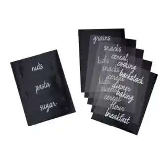 Pantry labels