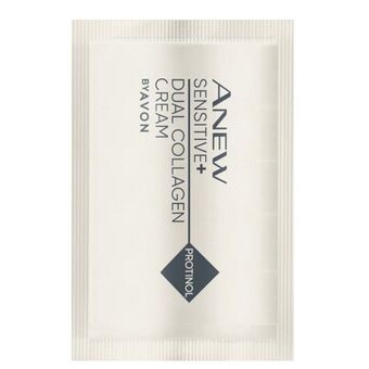 AVON Anew sensitive+ dual collagen cream sample sachet 1.5ml offer