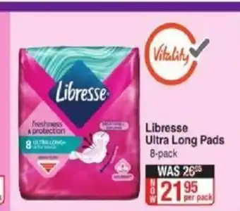 Dis-Chem Libresse Ultra Long Pads 8-Pack offer
