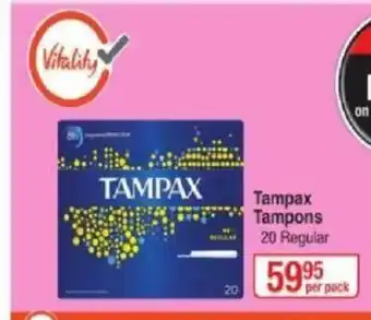 Dis-Chem Tampax Tampons 20 Regular offer