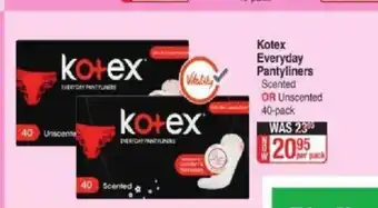 Kotex Everyday Pantyliners