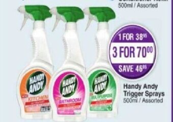 Dis-Chem Handy Andy Trigger Sprays 500ml offer