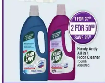 Dis-Chem Handy Andy All in 1 Floor Cleaner 750ml offer