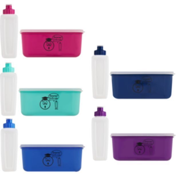 Lunch box & bottle set 2 piece (assorted item supplied at random