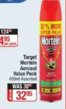 Dis-Chem Target Mortein Aerosol Value Pack 450ml offer