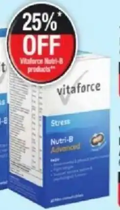 Dis-Chem Vitaforce Nutri-B Stress Advanced 60 Tablets offer
