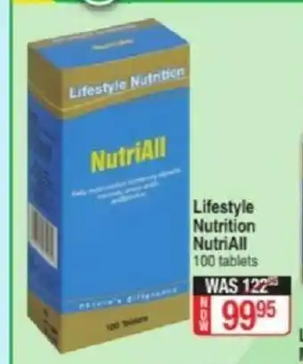 Lifestyle Nutrition NutriAll 100 Tablets