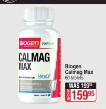 Dis-Chem Biogen Calmag Max 60 Tablets offer