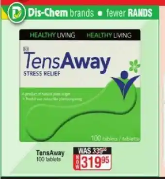 Dis-Chem TensAway 100 Tablets offer