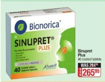 Sinupret Plus 40 Coated Tablets