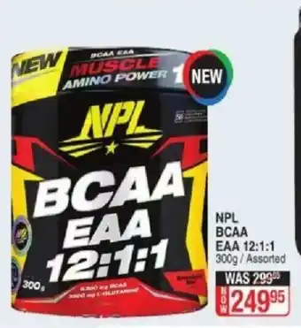 Dis-Chem NPL BCAA EAA 12:1:1 300g offer
