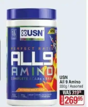 Dis-Chem USN All 9 Amino 330g offer
