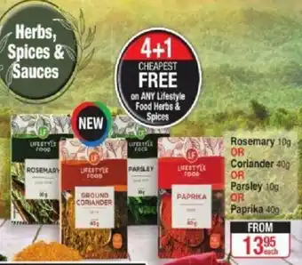 Dis-Chem Rosemary 10g or Coriander 40g or Parsley 10g or Paprika 40g offer