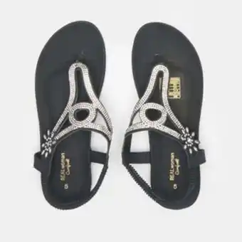 Zando Pick n pay comfort bling flower thong black offer