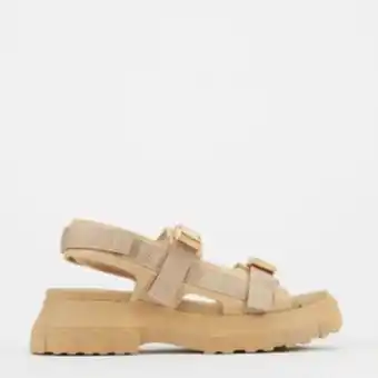 Zando Foot focus sporty slingback sandals beige offer