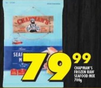 Chapman's Frozen Raw Seafood Mix 700g