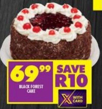 Shoprite Black Forest Cake offer