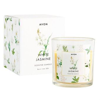 AVON White jasmine candle 120 grams offer
