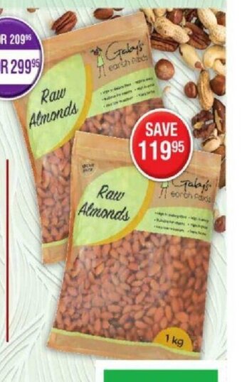 Gaby's Raw Almonds 1kg