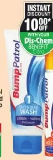 Dis-Chem Bump Patrol Face & Hand Wash 100ml offer