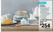 Monaco 47 Piece Porcelain Dinner Set