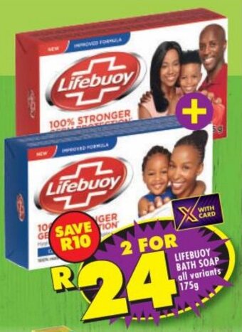 Shoprite Lifebuoy Bath Soap 175g offer