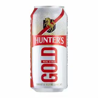 Hunter’s gold real cider can (24x 440ml)