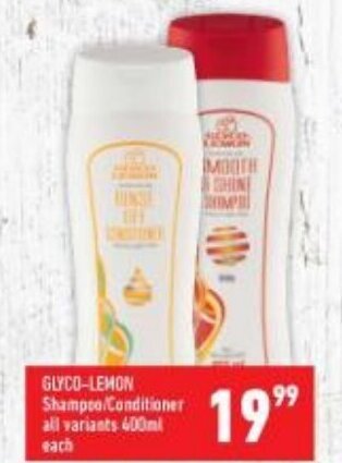 Shoprite Glyco-Lemon Shampoo/Conditioner offer