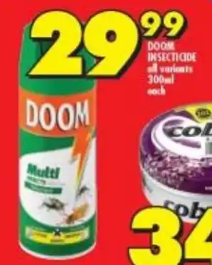 Shoprite Doom Insecticide 300ml each offer