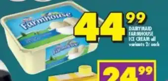 Shoprite Dairy Mand Farmhouse Ice Cream offer