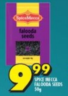 Shoprite Spice Mecca Falooda Seeds 50g offer