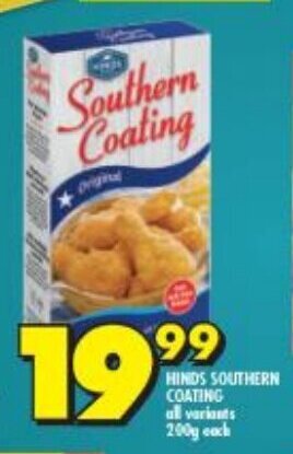 Shoprite Hinds Southern Coating 200g each offer