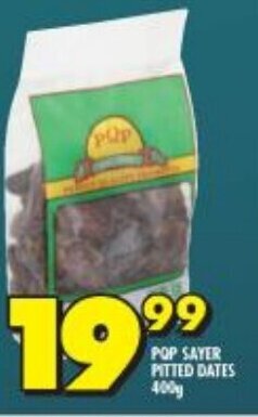 Pop Sayer Pitted Dates 400g