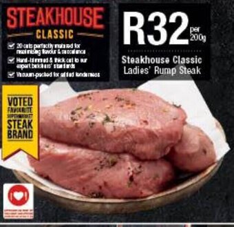 Checkers Steakhouse Classic Ladies' Rump Steak offer