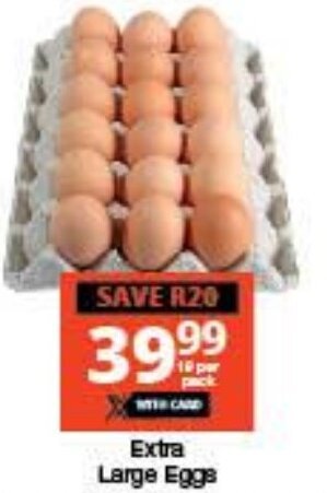 Checkers Extra Large Eggs offer
