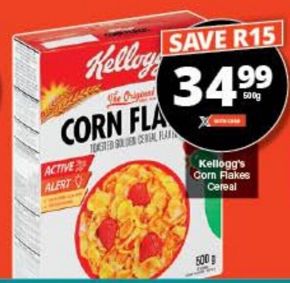 Kellogg's Corn Flakes Cereal offer at Checkers