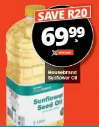 Checkers Housebrand Sunflower Oil offer