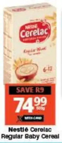 Checkers Nestle Cerelac Regular Baby Cereal offer