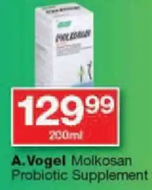 Checkers A. Vogel Molkosan Probiotic Supplement offer