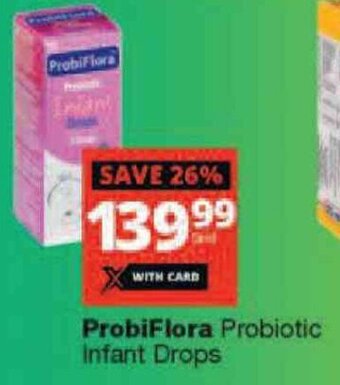 Checkers ProbiFlora Probiotic Infant Drops offer